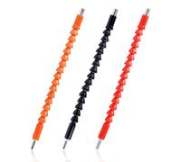 GOLD DEER 3PCS Universal Bit Flexible Screwdriver Extension Drill Bit Extension Impact Driver Rotatable Socket Adapter & Screwdriver Bit Set Bendable Drill Bit Extension Angle Drill Bit Attachment