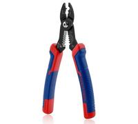 GOLD DEER 4-in-1 Multi Purpose Electricians Pliers 7" Compact Wire Stripper Professional Electrical Cable Stripping Crimping Tool Wire Crimping Tool for 12-20 AWG Insulated & Non-Insulated Wires