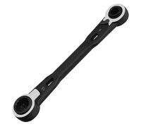 GOLD DEER 4-in-1 Reversible Ratcheting Box Wrench Set Metric 8mm 10mm 12mm 13mm Double Box End Wrench Set Ratchet Wrench Set,72-Tooth Ratcheting Gear,CR-V Steel