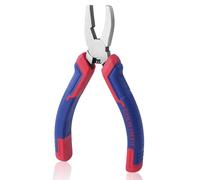 GOLD DEER 6 Inch Glass Breaking Grozing Pliers Breaker Grozer Plier Glass Grozing Plier Curved Jaw Breaker Grozier Pliers Glass Cutting Tool Mosaics Breaking Tool for Stained Glass