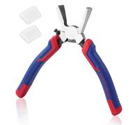 GOLD DEER 6 Inch Glass Running Pliers for Glass Cutting Key Fob Pliers Glass Breaking Pliers with Rubber Tips Mini Glass Pliers Glass Cutter Stained Glass Tools Running Pliers for Stained Glass