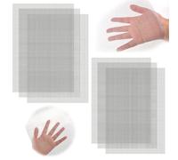 GOLD DEER 6 Pack 20 Mesh Stainless Steel Wire Mesh Sheets, Rustproof Woven Metal Screen for Vent Covers, Window Screens, Garden Fencing, DIY Filters & Craft Projects, 11.8"X8.2" (300X 210mm) Each