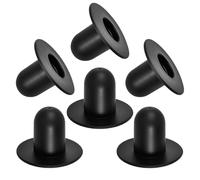 GOLD DEER 6Pcs Swimming Pool Pump Strainer Hole Plug Pool Pump Filter Hole Plugs Swimming Pools Stopper Replacement for Most Above Ground Pools Compatible with Bestway and Intex Pools，Black