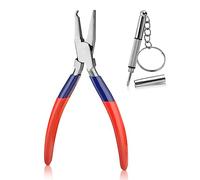 GOLD DEER Eyeglass Nose Pad Pliers Nose Pad Arm Repair Tools Eye Glasses Frame Pliers Glasses Adjustment Tools Eyeglasses Repairing Plier Optical Nose Pad Plier Tools with Screwdrivers