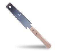 GOLD DEER Japanese Pull Saw for Woodworking Double Edges Pull Saw Garden Trim Saws Woodworking Tools 6 Inch SK5 Flexible Blade Double Edge TPI 17/11 Pull Saws for Craft Hobby DIY Non Slip Wood Handle