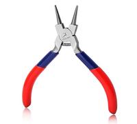 GOLD DEER Round Nose Pliers with Spring - Mini Jewelry Pliers for Wire Looping, Repair, Wrapping, Beading & Crafts