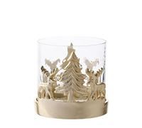 Gold Deer Tealight Lantern