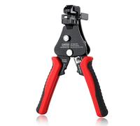 GOLD DEER Wire Stripper 3 in 1 Wire Stripping Cutting Crimping Tool 7-Inch Multifunctional Electrical Stripper Wire Stripping Tool Automatic Wire Stripper for 8-19AWG Solid with Lock Spring Loaded