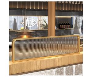 Gold Desk- 1m x 60cm Freestanding Partition Panel for Office Restaurant & Reception - Desk Divider for Enhanced Privacy & Noise Reduction