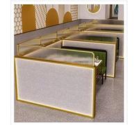 Gold Desk Divider Panel 130x30cmChanghong Workstation Partition for Office &Decoration Stylish Workspace Separator Enhance Privacy & Aesthetics