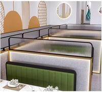 Gold Desk Divider Panel 130x30cmChanghong Workstation Partition for Office &Decoration Stylish Workspace Separator Enhance Privacy & Aesthetics