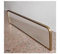 Gold Desk Dividers - 1 Pack Privacy Partition Screen for Restaurants, 1.3m x 30cm Countertop Enclosure Panel, Commercial Grade Seating Divider, Stylish Office Separation