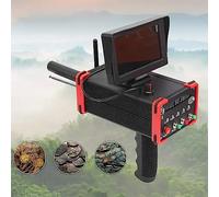 Gold Detector, Professional Long Range Metal Detector with LCD Display and Adjustable Dual Rod, 20m Detection Depth, 1000m Search Range, 360° Metal Identification
