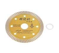 Gold Diamond Saw Blade and Cutting Disc for Tile Marble Granite Concrete and Stone - 105 mm Outer Diameter by 20 mm Inner Diameter by 1.2 mm Thickness - Compatible with Power Tools