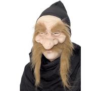 Smiffys Men's Digger Mask Half Face with Hood
