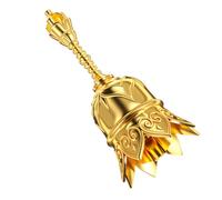 Gold Dinner Bell, Hand Bell, Super Resounding Brass Call Small Service Meditation Wedding Classroom Bells for Teachers, School, Seniors Bedridden, Decorative Gift for Home, Church, Restaurant