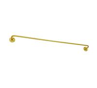 Gold Display Rod for Clothing Store, Iron Hanging Rod for Ceiling, Retail Clothing Showcase, Garment Hanger for Advertising and Promotion