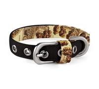 Gold Dollar Sign Dog Collar Adjustable Soft and Comfortable Puppy Collars with Metal Buckle Pet Collar for Small Medium Pet