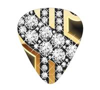 Gold Dollar Sign Premium Bass Electric Guitar Picks,Guitar Plectrum For Unparalleled Musical Experience