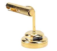 Gold Dollhouse Miniature Wall Lamp, LED for 1/12 Scale | Battery Powered Warm Light, Elegant Home Decor, Realistic Mini Accessory