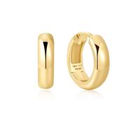 Gold Dome Band Huggies by Ania Haie - Gold Plated / Sterling Silver