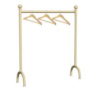 Gold Donkey Coat Stand - Stylish Clothes Hanger for Bedroom, Living Room & Laundry Room, U-Shaped Base, 150x40x130cm, Perfect for nizing & Decor.