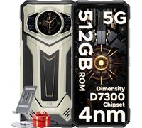 (Gold) DOOGEE S200 Plus 5G Rugged Phone 32GB 512GB