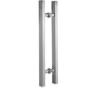 Gold Door Pull Handle - Heavy Duty Barn Door Handle for Indoor/Outdoor Sliding Doors, Master Bath Grab Bar, Villa Shed Gate Square Handle, 150cm/59 Style2