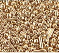 Gold dragees sprinkles Gold Sprinkles for Cake Decorating, Pearl Sugar Cupcake, Cookies, Ice Cream Toppings, 120g/ 4.2 Ounces Cake Decorationss Baking for Christmas Wedding Shower