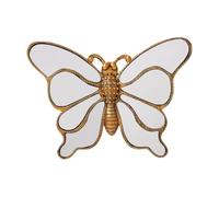 Gold Dragonfly Mirror Wall Decor - Gold, Handmade Dragonflys Wall Decor, Creative Butterfly Mirror Glass WallDecor, Perfect for Victorian and European Themed Homes (Eight-winged butterfly)