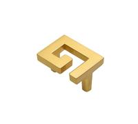 Gold Drawing Cabinet Door Handle Metal Drawer Pull Drawer Knob Simple Installation for Furniture Elegant Home Decors Brushed Texture Grip