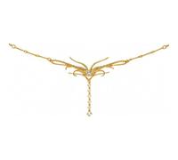 Gold Dripping Butterfly CZ Waist Chain for Low-Rise Y2K Bikini Hollow Adjustable Rhinestone Belly Chain Body Jewelry for Women Cute Belly Chain Body Chain Sexy Back Jewelry for Womens (Gold)
