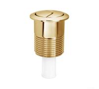 Gold Dual Flush Toilet Cistern Push Button 85x48mm ABS Replacement for Siamp 34455009 Compatible for Skipper 45 Models Water Saving Bathroom Upgrade Accessory