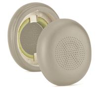(Gold) Durable Sponge Leather Material Ear Pads for Jabra Elite 45h Earphone Memory Foam Earpads Elastic Earmuffs