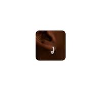Gold Earrings for Women 14K Real Gold Plated Silver Earrings Trendy Chunky Silver Hoop Set Jewelry for Woman Gift (star of David SS)