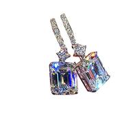 Gold Earrings For Women Earrings Dangling Diamond Stud Sapphire Blue Amethyst Earringssilver Cubic Zirconia Stud Gold Girls Cute Gifts For Women