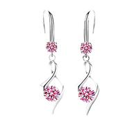 Gold Earrings For Women Earrings Dangling Diamond Stud Sapphire Blue Amethyst Earringssilver Cubic Zirconia Stud Gold Girls Cute Gifts For Women