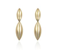 Gold Earrings for Women Gold Drop Earrings Statement Geometric Square Ellipsoid Dangle Ear for Women (A)