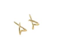 Gold Earrings For Women Trendy Stud Dainty Simple Earring Festival Earrings, one size, Metal, No Gemstone