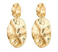 Gold Earrings,Golden Dangle Earring Vintage Statement Chuncky Big Dangling Geometric Large Hammered Dangly Earings Knot Teardrop Twisted Wave Drop Ear Rings,for Women Fashion Jewelry Party Prom Gifts