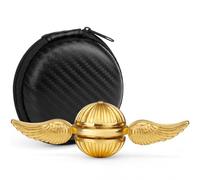 Gold Fidget Spinner Metal Toy for Kids ADults, Magic Orb Anxiety Sensory Toys Stress Relief Hand Finger Spinner Toy Cool Gagdet Desk Toy Focus Novelty Gift for Boys Girls Stocking Stuffer