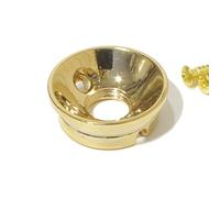 Gold finish finish Telecaster jack plate Electrosocket 3/8" UNEF imperial thread US