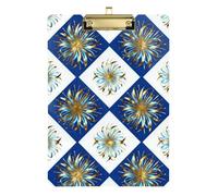 Gold Firework Angular Shape Shape clipboard Padded Hard Board for Coaches Medical Classroom Size 9 x 12