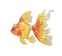 Gold Fish Brooch Pin Alloy Jewellery Drip Injured Designs Two Way for Women Gift Party Jewellery Clothing Accessories Modelegation, one size, As described