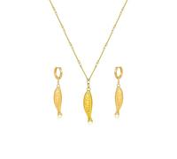 Gold Fish Hoops Dangle Earrings for Women, Summer Beach Huggie Hoop Unique 3D Stereo Tiny Fish Drop Earring Statement Good Lucky Fashion Jewelry Gift, 1.5*0.8, Copper, No Gemstone