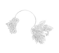 Gold Flower Leaf Headband For Formal Event Ethnic Malaysia Wedding Bride Headband Evening Dress Hair Styling Accessory