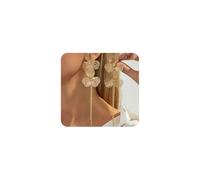 Gold Flower Tassel Dangle Earrings for Women,Boho Chunky Floral Long Fringe Statement Earring,Fashion Spring Jewelry Party Prom Accessories, L, Metal, No Gemstone