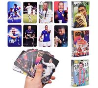 Gold Foil Football Star Cards,3 Pack/276Pcs Top World Football Stars Battle Mat Card Game, Play with your favourite football players,Collectible Set Euro Top Cards Birthday Present
