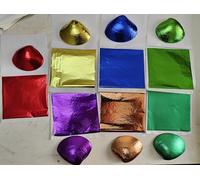 Gold Foil Leaf 7 Colors 100 or 700 Sheets Metal Leaf Foil for Arts Decoration,DIY Crafts,Paintings,Nails,Furniture Decoration,3.15 by 3.15 Inches Gold Leaf Sheets (7 Colors Mixed 700 Sheets)