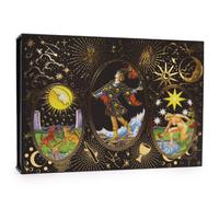 Gold Foil Tarot Gift Set With Guide & Accessories - Mystical Divination Kit